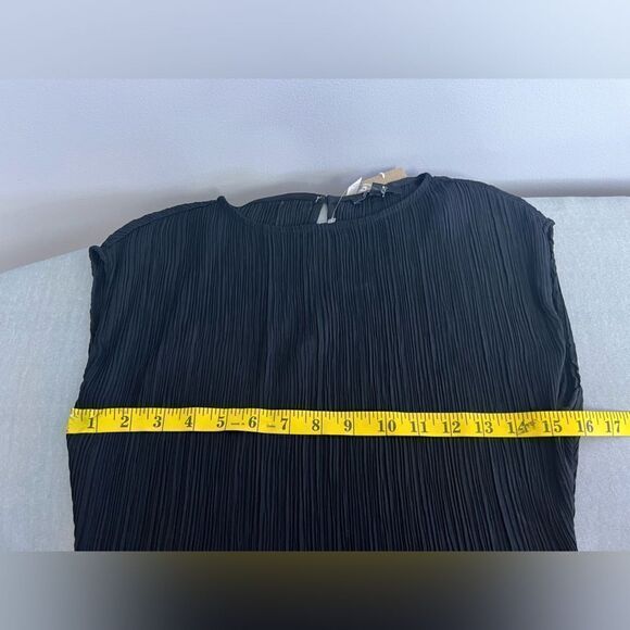 Madewell Plissé Mini Tee Dress NWT Size 00 - Picture 5 of 11